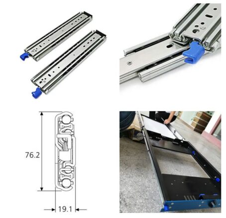 227KG Heavy Duty Lockable Slides - Image 2