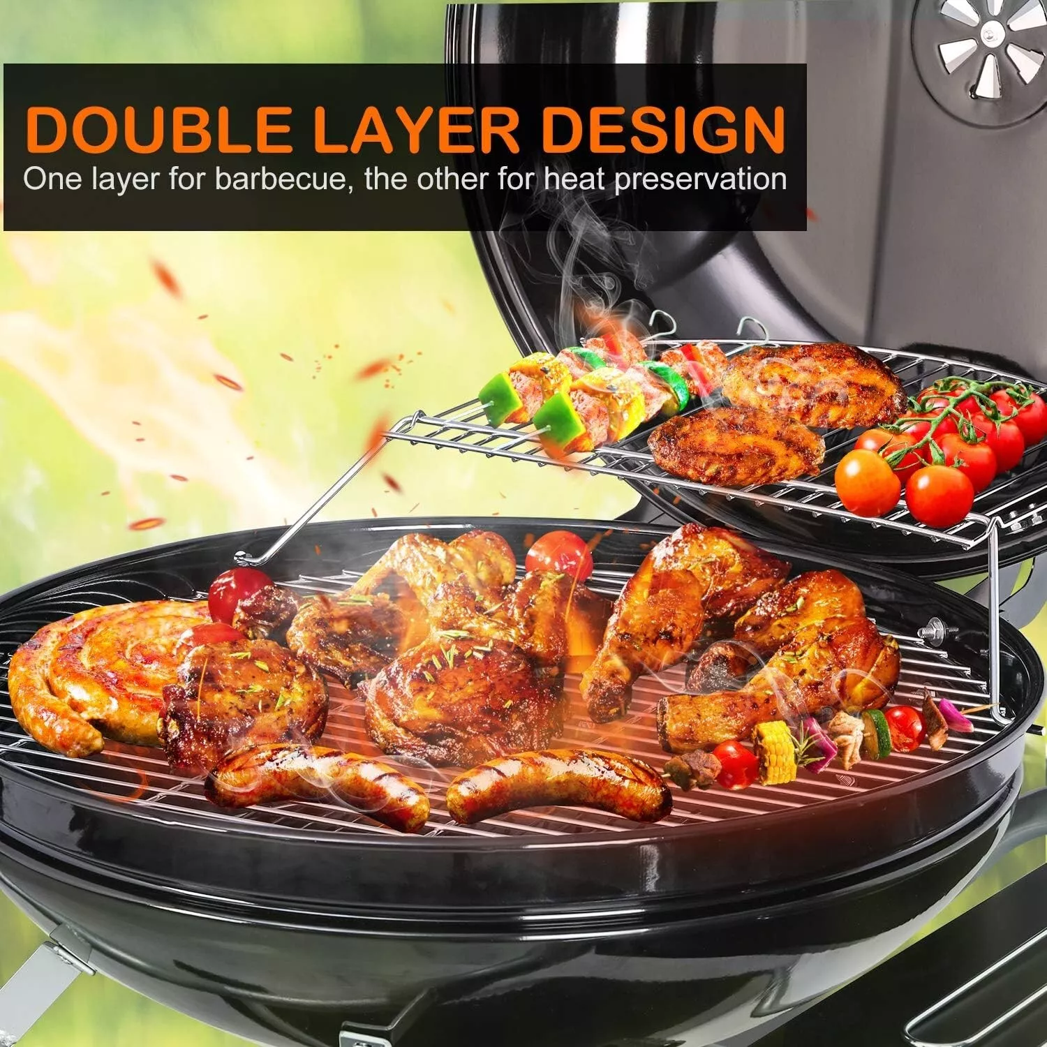 Moran Grills 22" Kettle BBQ - UWI100-01 - Image 8